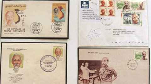 Les timbres postaux à l’effigie du Président Hô Chi Minh ảnh 1 Les timbres postaux à l’effigie du Président Hô Chi Minh ảnh 1
