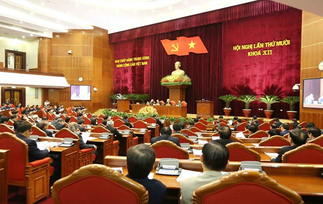 Le 10e Plénum du Comité central du Parti s’achève à Hanoi ảnh 1 Le 10e Plénum du Comité central du Parti s’achève à Hanoi ảnh 1