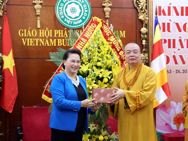 Vesak 2019 : félicitations au conseil d’administration du CC de l’Eglise bouddhique du Vietnam ảnh 1 Vesak 2019 : félicitations au conseil d’administration du CC de l’Eglise bouddhique du Vietnam ảnh 1