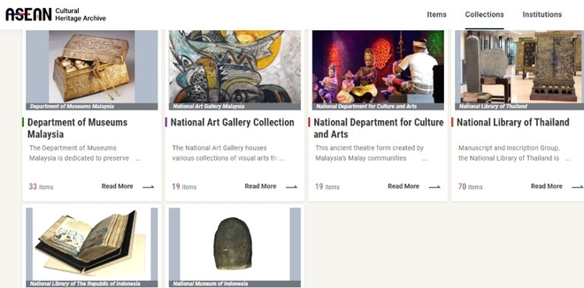 Un projet pour numériser plus de 160 patrimoines de l’ASEAN ảnh 1 Un projet pour numériser plus de 160 patrimoines de l’ASEAN ảnh 1