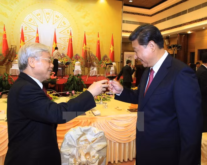 Réception en l’honneur du président chinois Xi Jinping ảnh 1