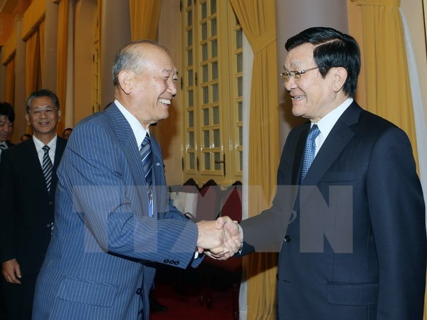 Le président Truong Tan Sang reçoit une délégation de la FEC ảnh 1 Le président Truong Tan Sang reçoit une délégation de la FEC ảnh 1
