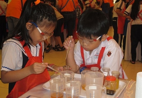 Quand les enfants font des expériences scientifiques ảnh 1 Quand les enfants font des expériences scientifiques ảnh 1