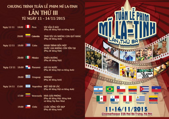 La troisième Semaine du film d'Amérique latine à Hanoi ảnh 1 La troisième Semaine du film d'Amérique latine à Hanoi ảnh 1