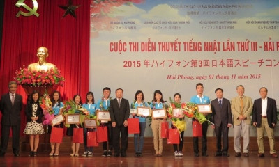 Troisième concours national d'exposé oral en japonais à Hai Phong ảnh 1