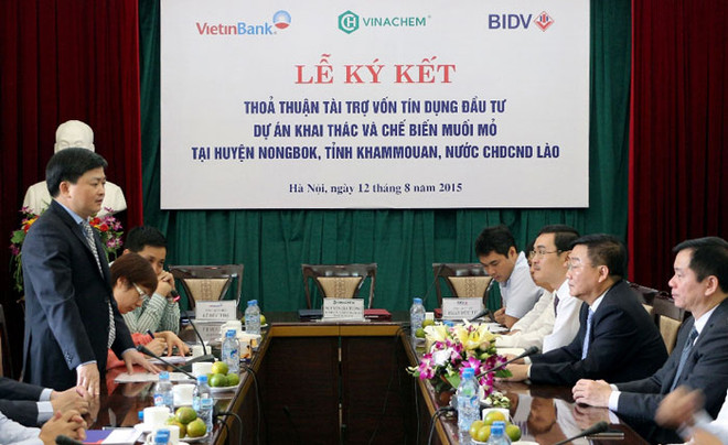 VietinBank accorde 3.000 milliards de dongs à un projet de Vinachem au Laos ảnh 1 VietinBank accorde 3.000 milliards de dongs à un projet de Vinachem au Laos ảnh 1