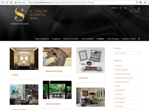 Produits de luxe : 150 marques européennes exposées à Eurosphere 2018 ảnh 2 Produits de luxe : 150 marques européennes exposées à Eurosphere 2018 ảnh 2