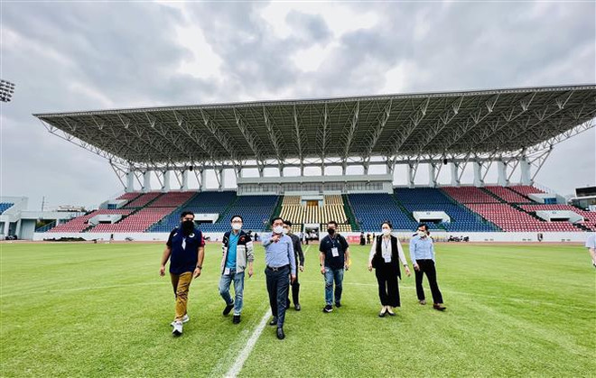 SEA Games 31 : des représentants des pays de l’ASEAN apprécient les prépératifs de Quang Ninh ảnh 1 SEA Games 31 : des représentants des pays de l’ASEAN apprécient les prépératifs de Quang Ninh ảnh 1