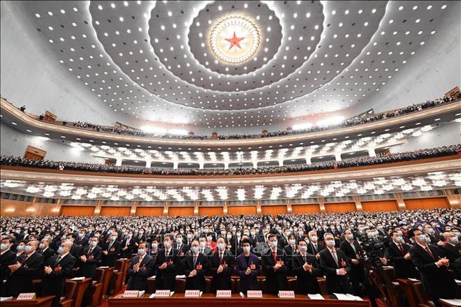 Les hauts dirigeants vietnamiens félicitent des dirigeants chinois du nouveau mandat ảnh 1 Les hauts dirigeants vietnamiens félicitent des dirigeants chinois du nouveau mandat ảnh 1