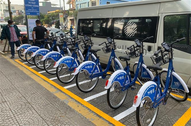 Des stations pilotes de vélos en libre-service à Da Nang ảnh 1 Des stations pilotes de vélos en libre-service à Da Nang ảnh 1