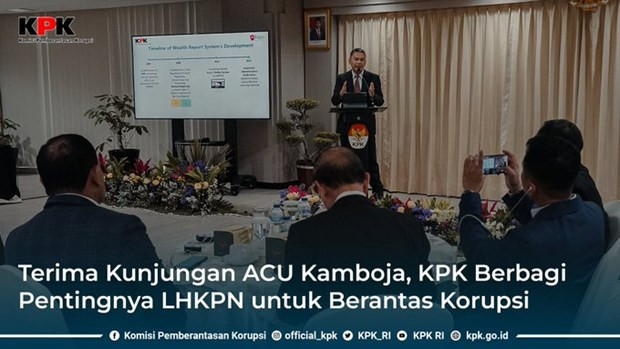 L'Indonésie et le Cambodge renforcent leur coopération anti-corruption ảnh 1 L'Indonésie et le Cambodge renforcent leur coopération anti-corruption ảnh 1