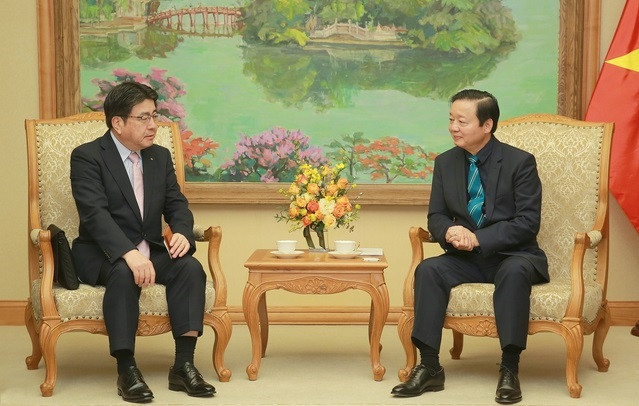 Le vice-PM Tran Hong Ha reçoit le dirigeant du groupe japonais Maruben ảnh 1 Le vice-PM Tran Hong Ha reçoit le dirigeant du groupe japonais Maruben ảnh 1