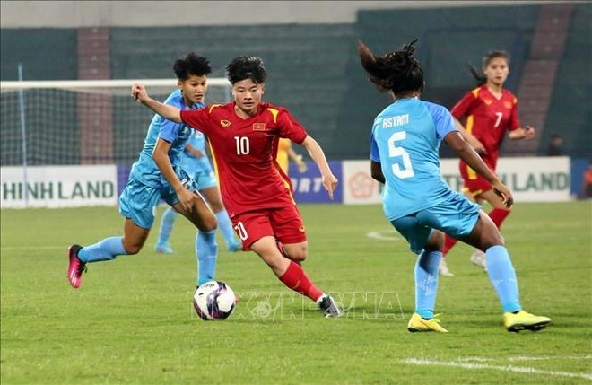 Le Vietnam se qualifie pour le 2e tour éliminatoire de la Coupe d’Asie de football féminin U20 ảnh 1 Le Vietnam se qualifie pour le 2e tour éliminatoire de la Coupe d’Asie de football féminin U20 ảnh 1