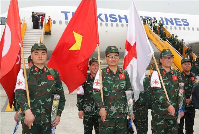Séisme en Turquie: l'équipe de secourisme de l’Armée vietnamienne termine sa mission ảnh 3 Séisme en Turquie: l'équipe de secourisme de l’Armée vietnamienne termine sa mission ảnh 3