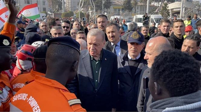 Le président turc remercie le Vietnam pour son aide au sauvetage après le tremblement de terre ảnh 1 Le président turc remercie le Vietnam pour son aide au sauvetage après le tremblement de terre ảnh 1