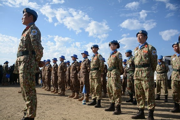 Les casques bleus vietnamiens à la célébration de la Journée de l'ONU au Soudan du Sud ảnh 1 Les casques bleus vietnamiens à la célébration de la Journée de l'ONU au Soudan du Sud ảnh 1