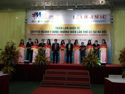 Ouverture de la 23e Vietnam Medi Pharm Expo à Hanoï ảnh 1 Ouverture de la 23e Vietnam Medi Pharm Expo à Hanoï ảnh 1