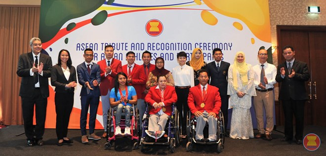 L’ASEAN honnore les sportifs exemplaires des Jeux Olympiques et Paralympiques de Rio ảnh 1 L’ASEAN honnore les sportifs exemplaires des Jeux Olympiques et Paralympiques de Rio ảnh 1