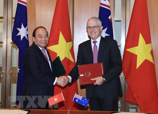Vietnam-Australie : entretien entre les PM Nguyên Xuân Phuc et Malcolm Turnbull ảnh 1 Vietnam-Australie : entretien entre les PM Nguyên Xuân Phuc et Malcolm Turnbull ảnh 1