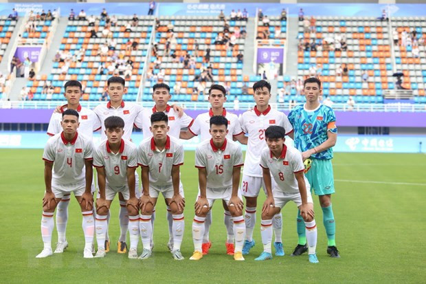 ASIAD 2023 : l'équipe olympique de football du Vietnam fait un bon début ảnh 1 ASIAD 2023 : l'équipe olympique de football du Vietnam fait un bon début ảnh 1