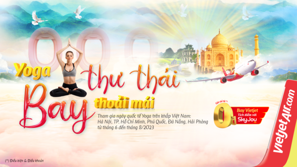 Vietjet lance des activités en réponse à la Journée internationale du Yoga ảnh 1 Vietjet lance des activités en réponse à la Journée internationale du Yoga ảnh 1
