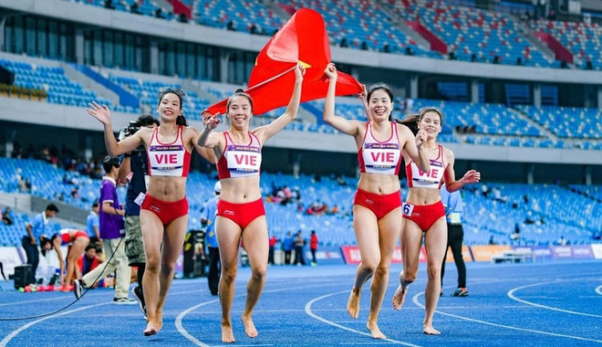 Récompenses pour les athlètes vietnamiennes médaillées aux Championnats d'Asie d'athlétisme 2023 ảnh 1 Récompenses pour les athlètes vietnamiennes médaillées aux Championnats d'Asie d'athlétisme 2023 ảnh 1