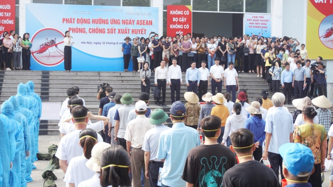 Hanoï répond à la Journée de l'ASEAN de prévention et de lutte contre la dengue ảnh 1 Hanoï répond à la Journée de l'ASEAN de prévention et de lutte contre la dengue ảnh 1