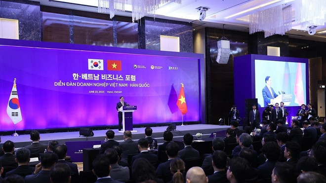 Les entreprises vietnamiennes et sud-coréennes discutent de leur coopération future ảnh 1