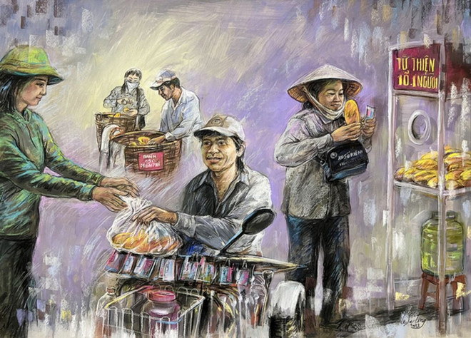 En plus d’éveiller les papilles, le bánh mì inspire les artistes ảnh 3 En plus d’éveiller les papilles, le bánh mì inspire les artistes ảnh 3