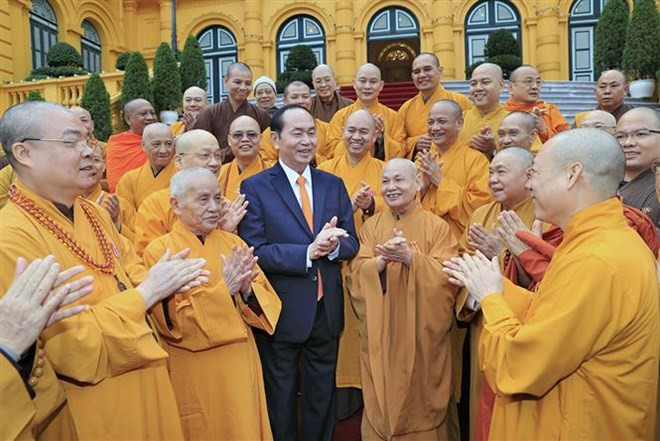 Le président Tran Dai Quang salue le succès du Congrès national de l’EBV ảnh 1 Le président Tran Dai Quang salue le succès du Congrès national de l’EBV ảnh 1