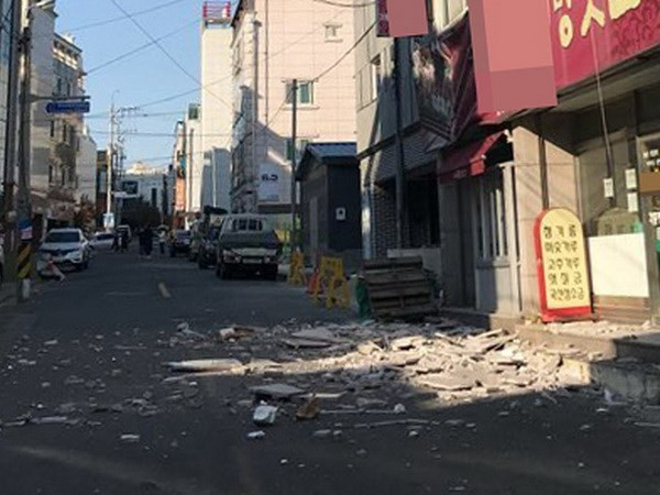 Message de condoléances à la République de Corée suite au séisme à Pohang ảnh 1 Message de condoléances à la République de Corée suite au séisme à Pohang ảnh 1