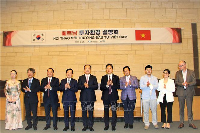 Réunion de promotion du commerce et de l’investissement du Vietnam en R. de Corée ảnh 1 Réunion de promotion du commerce et de l’investissement du Vietnam en R. de Corée ảnh 1