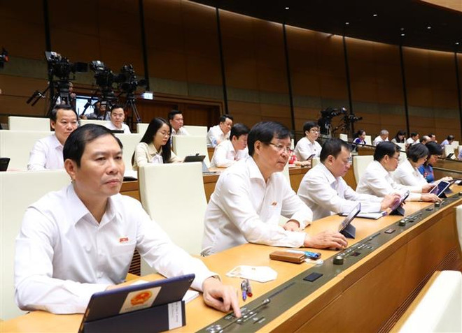 La 15e Assemblée nationale approuve deux lois et deux résolutions ảnh 1 La 15e Assemblée nationale approuve deux lois et deux résolutions ảnh 1