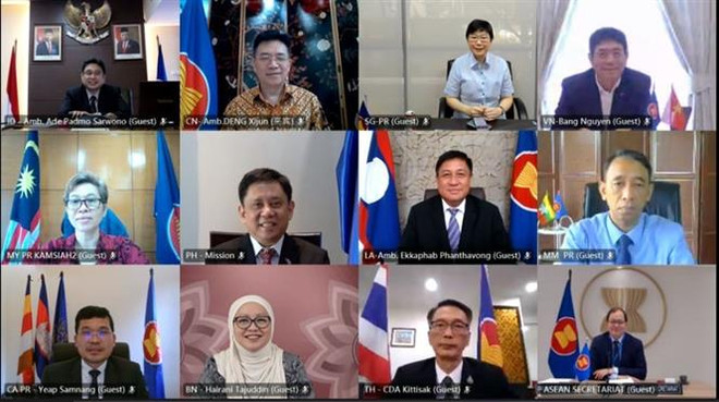 Le Vietnam à une réunion du Comité mixte de coopération ASEAN-Chine ảnh 1 Le Vietnam à une réunion du Comité mixte de coopération ASEAN-Chine ảnh 1