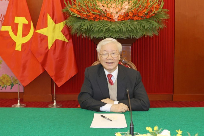 Félicitations d'amis internationaux pour le SG et président vietnamien Nguyen Phu Trong ảnh 1 Félicitations d'amis internationaux pour le SG et président vietnamien Nguyen Phu Trong ảnh 1