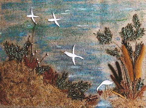La peinture en herbes, un art des plus singuliers ảnh 2 La peinture en herbes, un art des plus singuliers ảnh 2