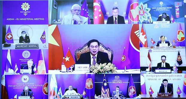 Réunion des ministres des Affaires étrangères ASEAN-UE ảnh 1 Réunion des ministres des Affaires étrangères ASEAN-UE ảnh 1