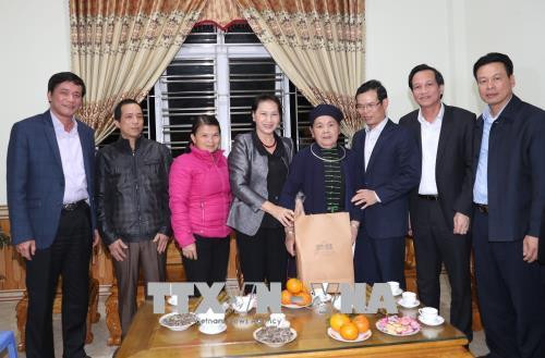 Nguyen Thi Kim Ngan formule ses vœux du Têt à Ha Giang ảnh 1 Nguyen Thi Kim Ngan formule ses vœux du Têt à Ha Giang ảnh 1