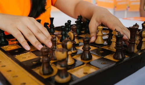 Une malvoyante brille au championnat d’échecs d’Asie du Sud-Est ảnh 2 Une malvoyante brille au championnat d’échecs d’Asie du Sud-Est ảnh 2