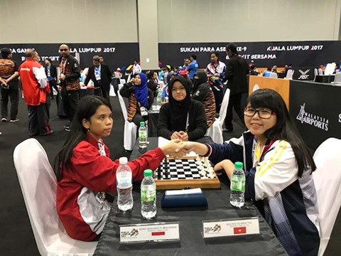 Une malvoyante brille au championnat d’échecs d’Asie du Sud-Est ảnh 1 Une malvoyante brille au championnat d’échecs d’Asie du Sud-Est ảnh 1