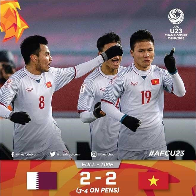 Les médias internationaux dithyrambiques après la victoire du Onze vietnamien U23 ảnh 1