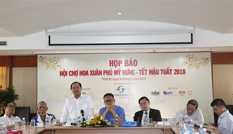 Foire printanière aux fleurs de Phu My Hung 2018 ảnh 1 Foire printanière aux fleurs de Phu My Hung 2018 ảnh 1