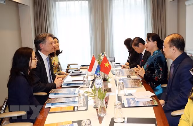 Vietnam-Pays-Bas : volonté commune de renforcer la coopération dans les ports maritimes ảnh 1