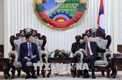L'Inspecteur général du gouvernement vietnamien reçu par le PM laotien ảnh 1 L'Inspecteur général du gouvernement vietnamien reçu par le PM laotien ảnh 1