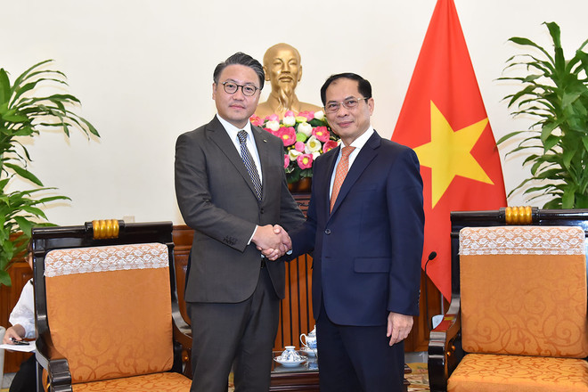 Le gouverneur de la préfecture japonais de Nagasak reçu par le ministre des AE Bui Thanh Son ảnh 1 Le gouverneur de la préfecture japonais de Nagasak reçu par le ministre des AE Bui Thanh Son ảnh 1