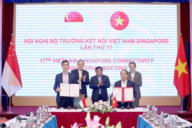 Réunion ministérielle sur la connectivité économique Vietnam – Singapour ảnh 1 Réunion ministérielle sur la connectivité économique Vietnam – Singapour ảnh 1