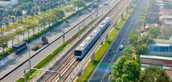Essai de la ligne de métro Ben Thanh-Suoi Tien à Ho Chi Minh-Ville ảnh 1 Essai de la ligne de métro Ben Thanh-Suoi Tien à Ho Chi Minh-Ville ảnh 1