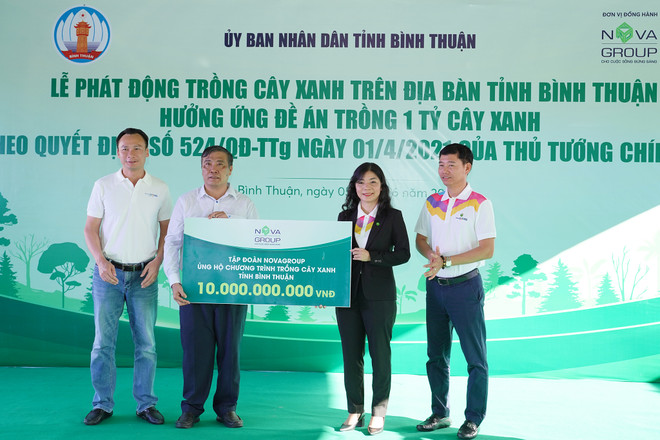 Campagne de plantation d’arbres à Binh Thuân pour protéger l’environnement ảnh 1 Campagne de plantation d’arbres à Binh Thuân pour protéger l’environnement ảnh 1