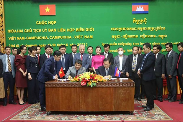 Le Vietnam et le Cambodge discutent des questions frontalières ảnh 1 Le Vietnam et le Cambodge discutent des questions frontalières ảnh 1
