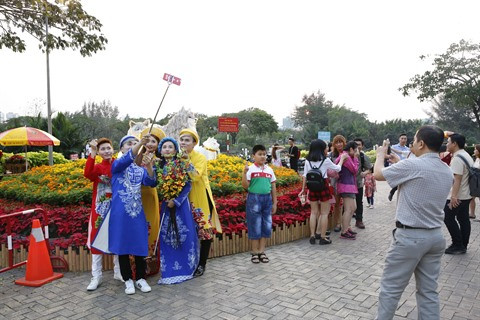 Ode à l’amour du printemps des rivières à la foire aux fleurs de Phú My Hung ảnh 2 Ode à l’amour du printemps des rivières à la foire aux fleurs de Phú My Hung ảnh 2